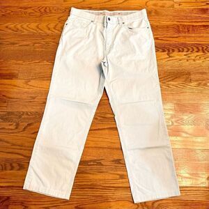 Hiltl John 5 Pocket Pants. Light Tan/Beige. Size 34.